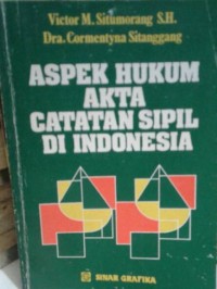 ASPEK HUKUM AKTA CATATAN SIPIL