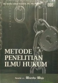METODE PENELITIAN ILMU HUKUM