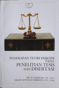 PENERAPAN TEORI HUKUM PADA PENELITIAN JILID I